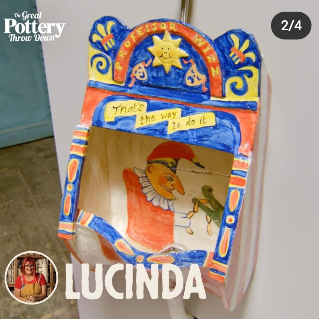 The great pottery throwdown - Urinal - Lucinda